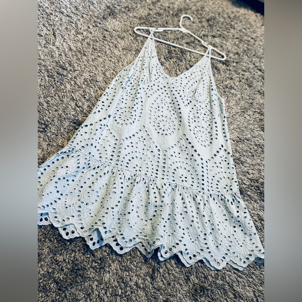 Gianni Bini White Eyelet Dress